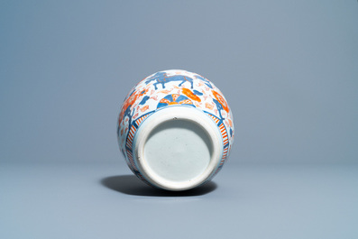 A Chinese Imari-style 'qilins and phoenixes' jar, Kangxi