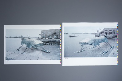 Panamarenko (1940-2019): A set of eight different proofs for the 'Scotch Gambit' project, 2000