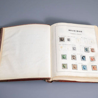 Une intéressante collection de timbres belges annulés, 1849-1961