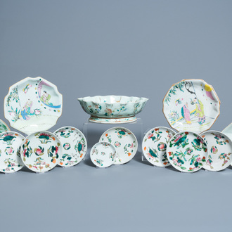 Une collection variée en porcelaine de Chine famille rose, 19ème/20ème siècle