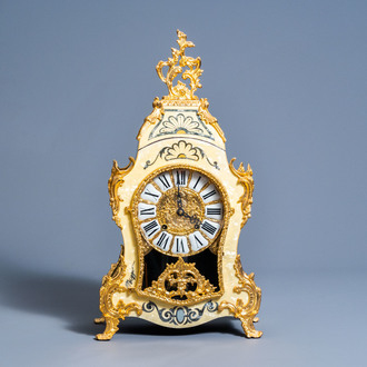 An 18th C. style gilt mounted cartel clock, 20th C.