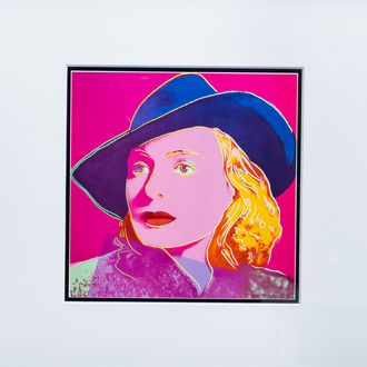 Andy Warhol (1928-1987): Three portraits of Ingrid Bergman, print