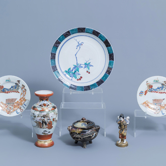 A varied collection of Japanese Imari and polychrome porcelain, Meiji and later, 19th/20th C.