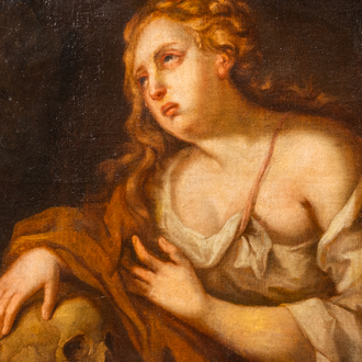 Italian school: Mary Magdalene, oil on canvas, 17th C.