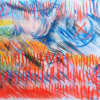 American school, illegibly signed (Smith R.D.?): Abstract composition, mixed media on paper, dated (19)78