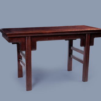 A Chinese wood altar table, 20th C.