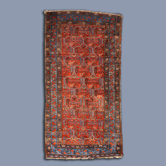 An Oriental Qashqai rug, wool on cotton, Iran, 20th C.